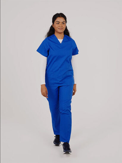 First Choice Pro-Scrub Suit-Sai-Royal Blue