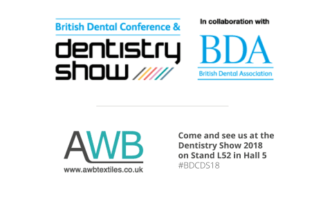 AWB Textiles will be at the Dentistry Show 2018 #BDCDS18