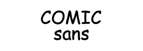 comic-sans