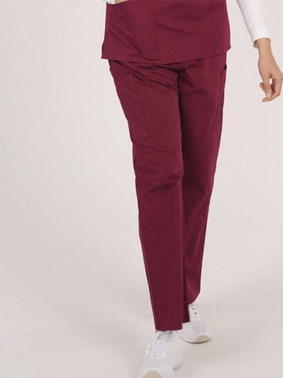 Galaxy-Scrub Suit-Charlene-Wine-Trousers-v1