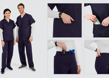 1st Choice Reversible Scrubs pockets