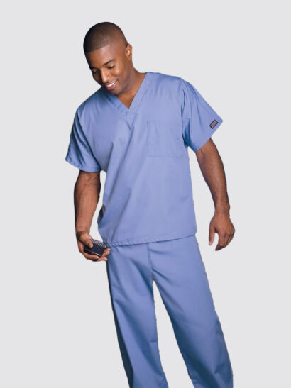 Cherokee 4777 1 pocket scrub tunic top